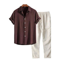 Men's Fashion Shirt Slim Fit Suit