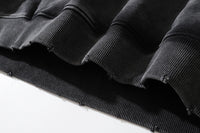 Flame Dice Printed Hood Sweater Men