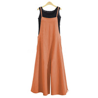 Women's Loose One-piece Wide-leg Pants Casual Jumpsuit