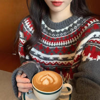 Women's Korean Fairland Warm And Loose Lazy Sweater