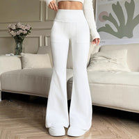 High-waisted Casual Wide-leg Pants For Women