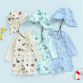 Hat One-piece Long Sleeves Children's Swimsuit