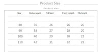 Children's Summer Short-sleeved Shorts Suit