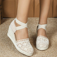 Women's Fashion Canvas Shoes Wedge Sandals
