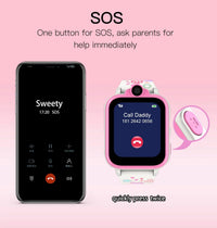 Multifunctional Children's Touch Screen Positioning Game Smart Watch