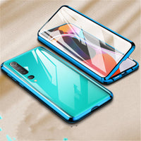 Mobile Phone Shell Double-sided Magnetic Metal Glass Protective Cover
