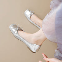 Women's Soft-soled Low-cut Bow-tie Flat Shoes