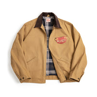 Canvas Turn-down Collar Coat Men's Autumn