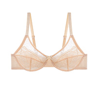 Women's Plus Size Bra Ultra-thin See-through Underwear