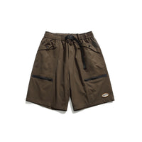Mountain Vintage Zipper Workwear With Pocket Shorts