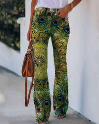 Womens Casual 3D patterned Jeans