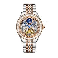 Business Leisure Waterproof Watch With Steel Strap