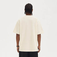 Solid Color Loose Cotton Crew Neck Short Sleeve Men