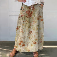 Casual Retro Floral Vacation Dress With A Sophisticated Work-appropriate Vibe