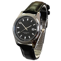 Business Leather Strap Classic Oyster Watch