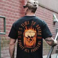 3D Printing T-shirt Men's Cool Viking Printing