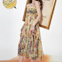 Women's Chiffon Floral Slip Dress