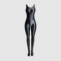 Personalized Stretch Glossy Tights Jumpsuit Women