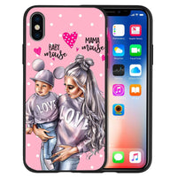 Trendy mother and baby phone case