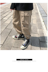 Hip-hop loose overalls boys