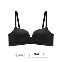 Breasts Lady's Push Up Large Wireless Anti-sagging Traceless Ventilation Bra