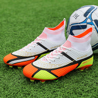 New Color High Top Soccer Shoes Men And Women Couples Football Shoes