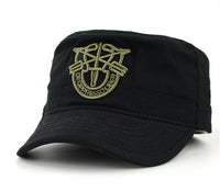 Camouflage military cap flat hat