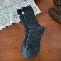 Warm Japanese-style Wool Socks For Women