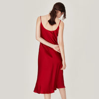 Women's Silk Slip Nightgown Long Style Pure And Alluring