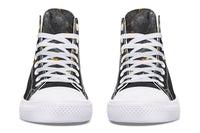 High Top Canvas Shoes For Printing Lovers
