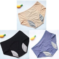 Leak-proof Women's Menstrual Briefs Before And After