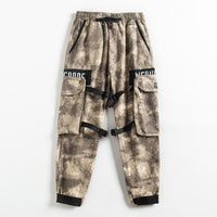 Casual Loose Straight Pants Men's Sports Beamed Pants