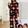Customized Women's Sleepwear Set With Innovative And Unique Big Head Photos