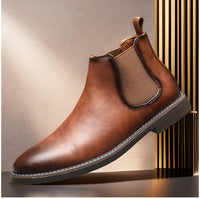 Men's Fashion Retro Cowhide Boots