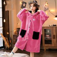 Angry Little Coral Fleece Pajamas Women