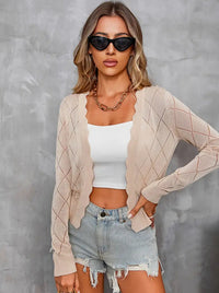 A Cold-themed Cardigan Top