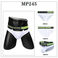 Men's Simple Printed Ring Laser Gradient Briefs