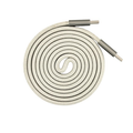 Flat wire magnetic data cable-dual C-port model-100W-white-length 1m-1 piece