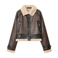 Women's Street Fashion Reversible Short Jacket