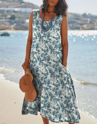 New Style Floral Dress For North American And European Independent Websites