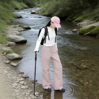 Outdoor Quick-Drying High-Waisted Slimming Drapey Wide-Leg Pants