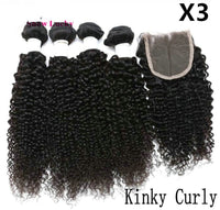 9a brazilian kinky curly human hair