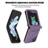 Folding Phone Case Patchwork Retro Pattern Multi-card Flip