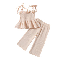 New Infant Toddler Solid Color Two-piece Set