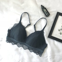 Thin section gathers seamless comfort bra