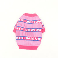 Spring And Summer Ice Silk Thin Sweater Trendy Brand Pet Dog Clothes