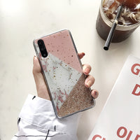 Epoxy gold foil phone case