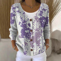 3D-printed Chunky-knit Womens Cardigan Sweater