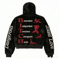 Fashion Casual Printed Polyester Sweater