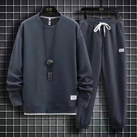 Leisure Sports Long Sleeve Trousers Suit